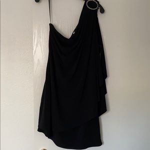 JS Boutique Black One Shoulder Dress